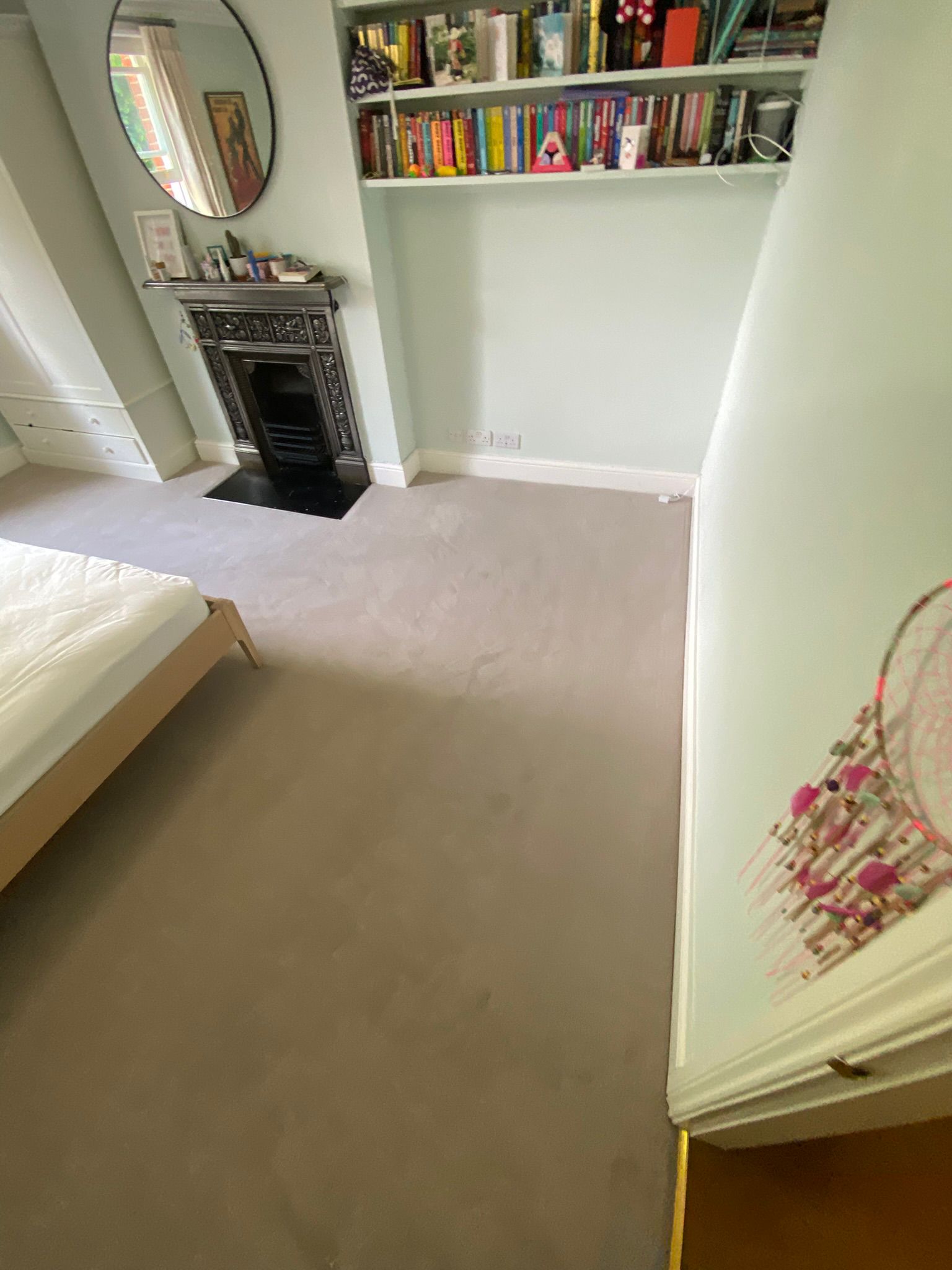 Westex Flooring Westend Velvet Mushroom carpet installation_4