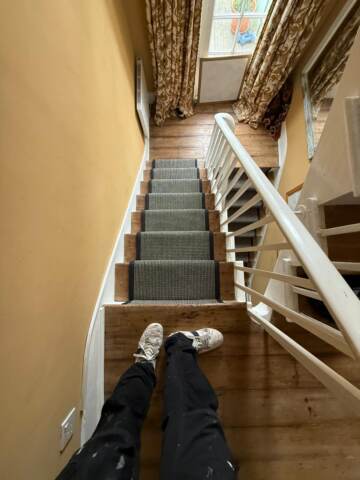 Crucial Trading Linen N Wool Dark Grey WL778 carpet installation_5