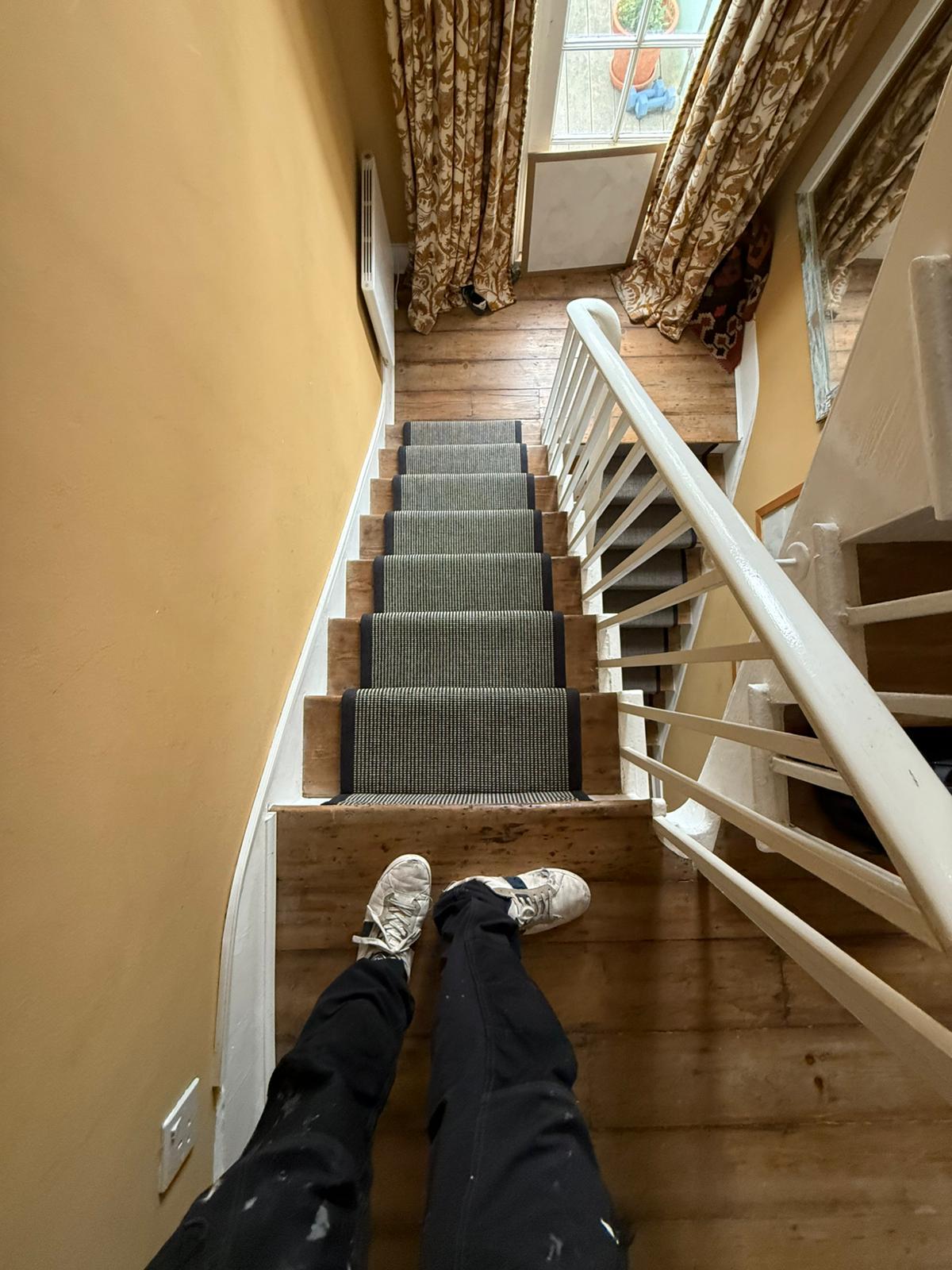 Crucial Trading Linen N Wool Dark Grey WL778 carpet installation_5