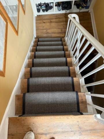Crucial Trading Linen N Wool Dark Grey WL778 carpet installation_8