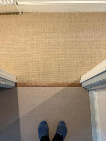 Crucial Trading Small Boucle Accents Antique Gold carpet installation_4