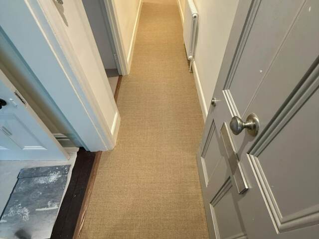 Crucial Trading Small Boucle Accents Antique Gold carpet installation in Belgravia