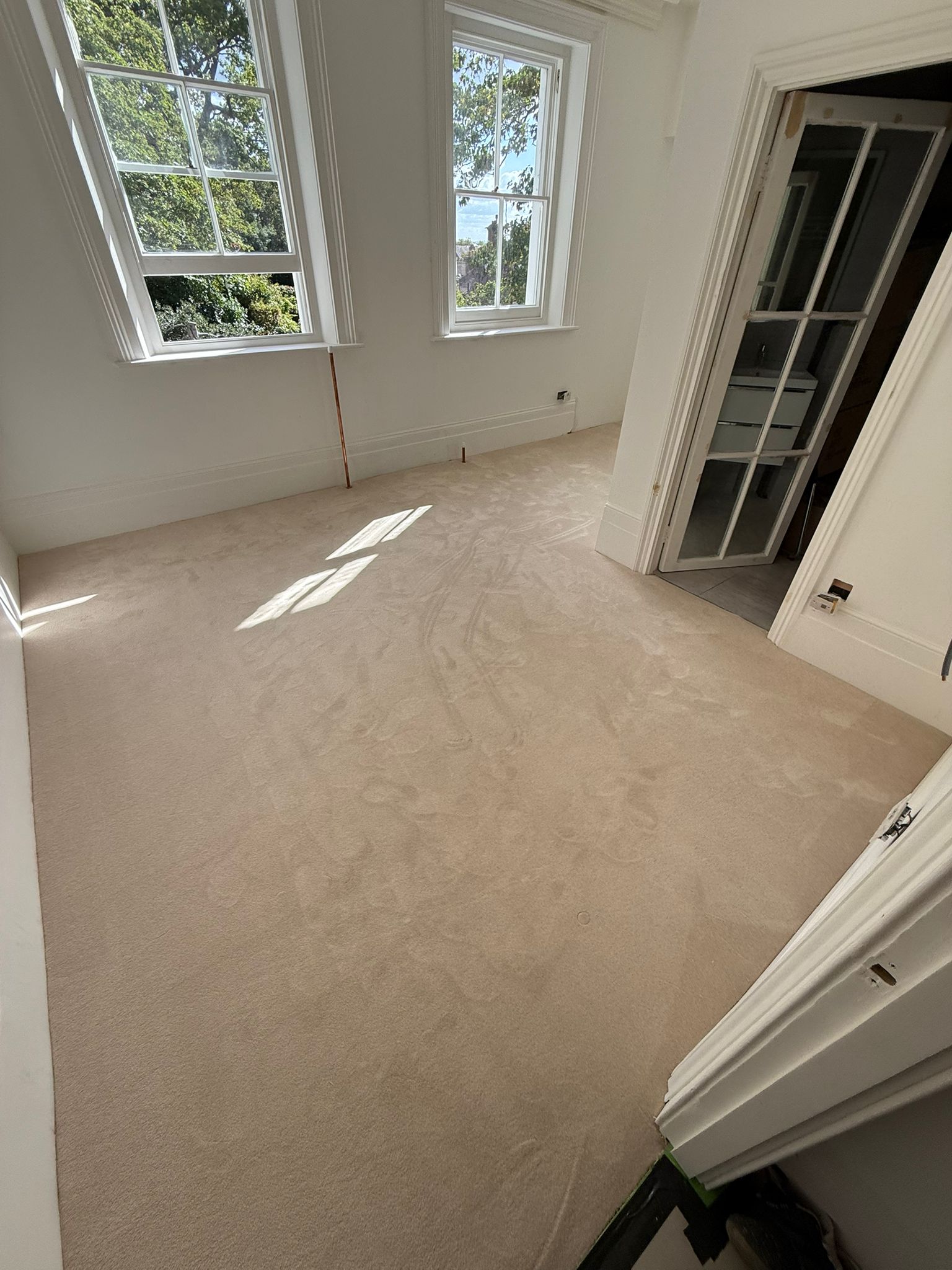 Elements London Wall Street Bellini carpet installation_4