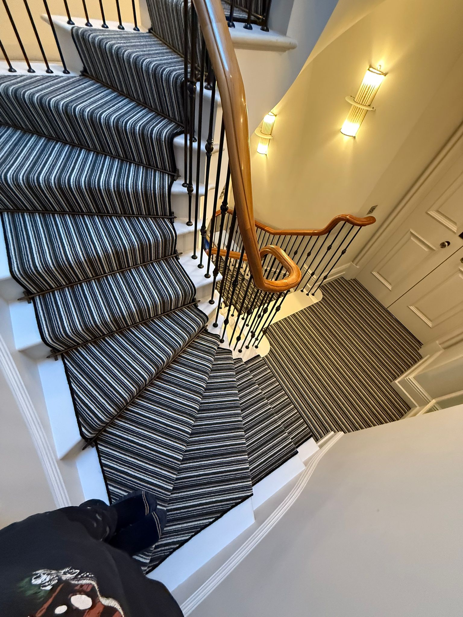 Hugh Mackay Carpets Deco Candy Stripe Woodland installation_10