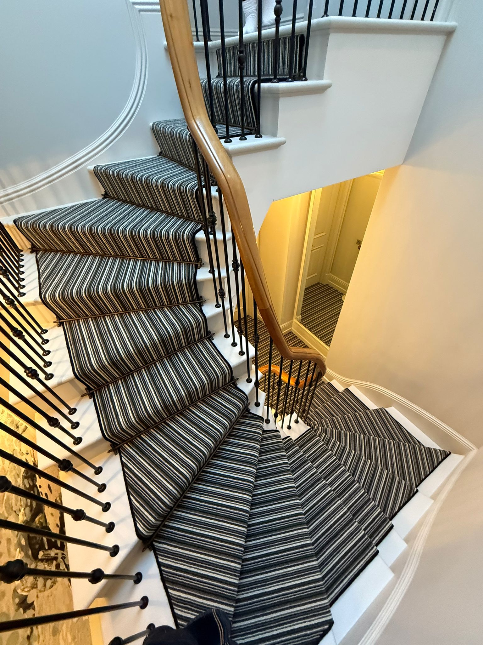 Hugh Mackay Carpets Deco Candy Stripe Woodland installation_11