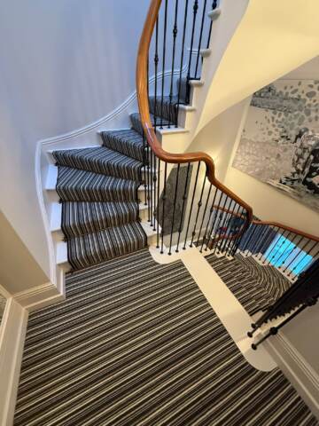 Hugh Mackay Carpets Deco Candy Stripe Woodland installation_14