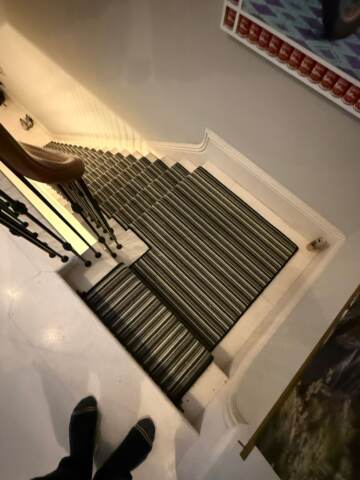 Hugh Mackay Carpets Deco Candy Stripe Woodland installation_4