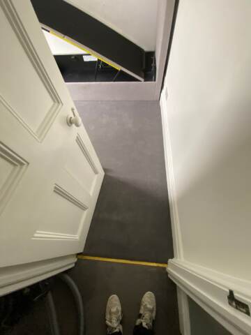 Hugh Mackay Carpets Durham Twist Elements Pencil Point installation_2