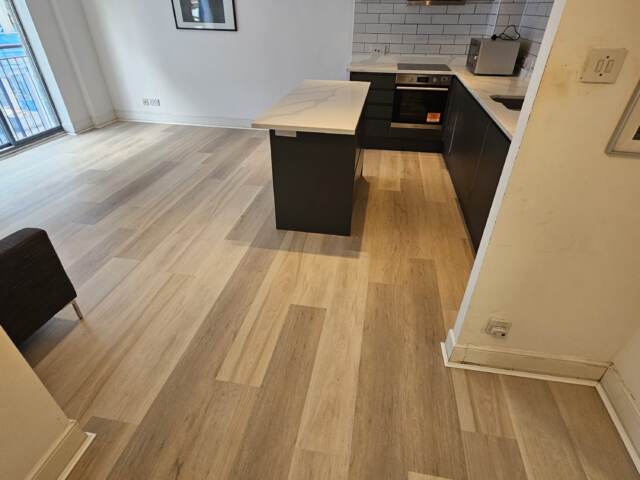 Karndean Van Gogh Rigid Core Texas White Ash RKP8105 installation in Richmond