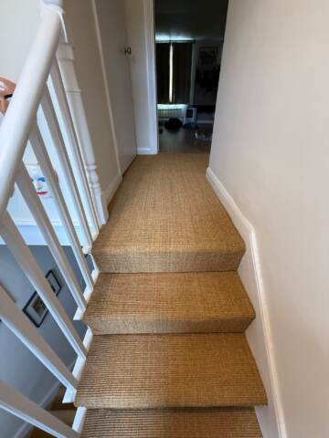 Kersaint Cobb Sisal Mini Boucle Amber carpet installation_2