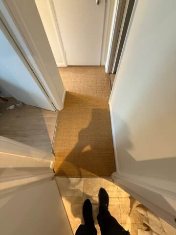 Kersaint Cobb Sisal Mini Boucle Amber carpet installation_4