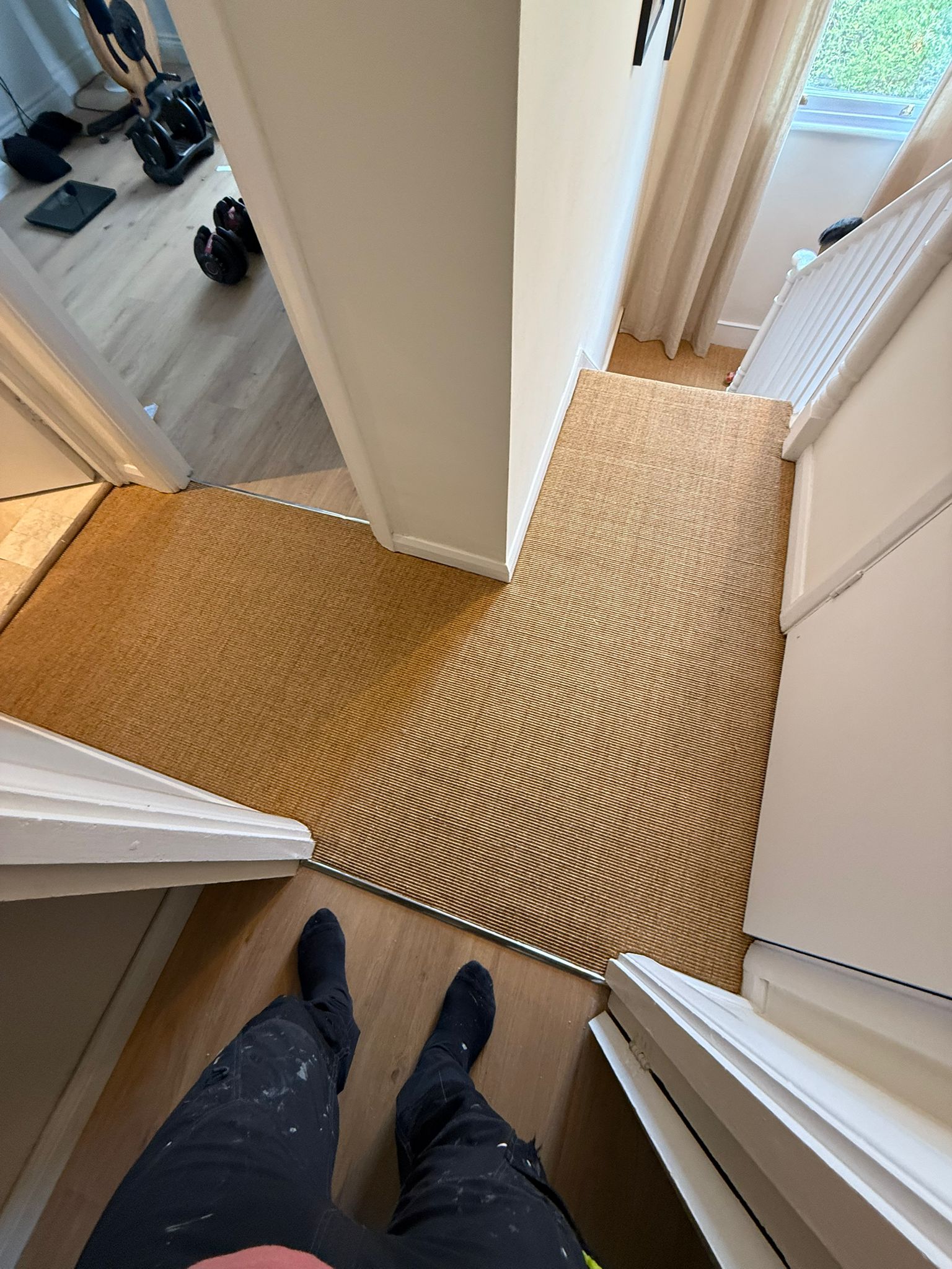 Kersaint Cobb Sisal Mini Boucle Amber carpet installation_5