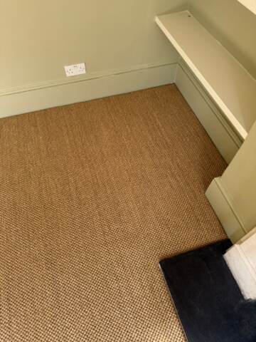 Kersaint Cobb Sisal Tigers Eye Flint carpet installation_2