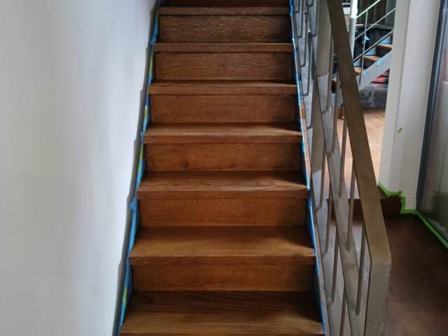 Sanding & Sealing Wooden Flooring installation in Kensington