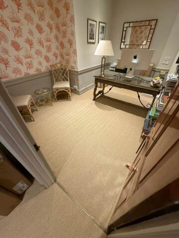 Unnatural Flooring New England Woodstock carpet installation_10