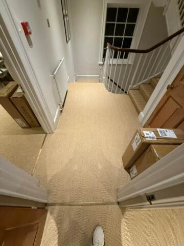 Unnatural Flooring New England Woodstock carpet installation_11