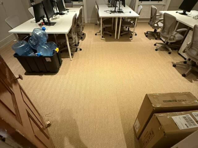 Unnatural Flooring New England Woodstock carpet instalment in Kings Cross