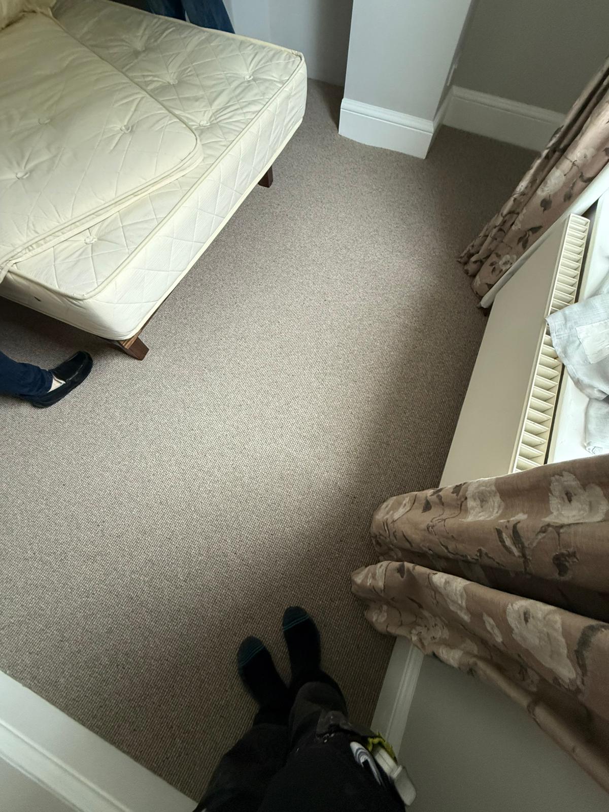 Westex Flooring Eskdale Wool Loop Bobcat carpet installation_5