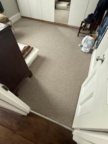 Westex Flooring Eskdale Wool Loop Bobcat carpet installation_6