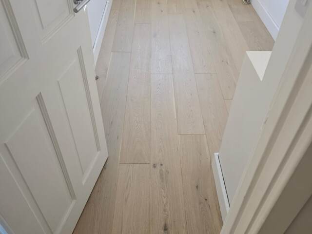 Xylo R130 wood flooring installation in Hampstead