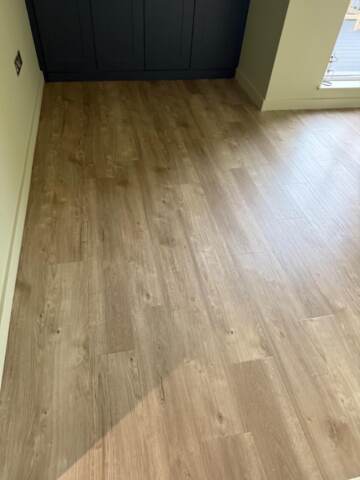 Amtico spacia sun bleached oak installation in Islington
