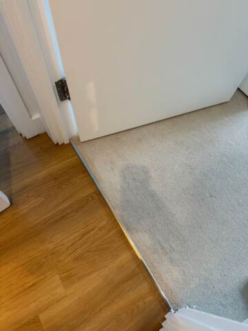Amtico spacia honey oak installation in Bethnal Green