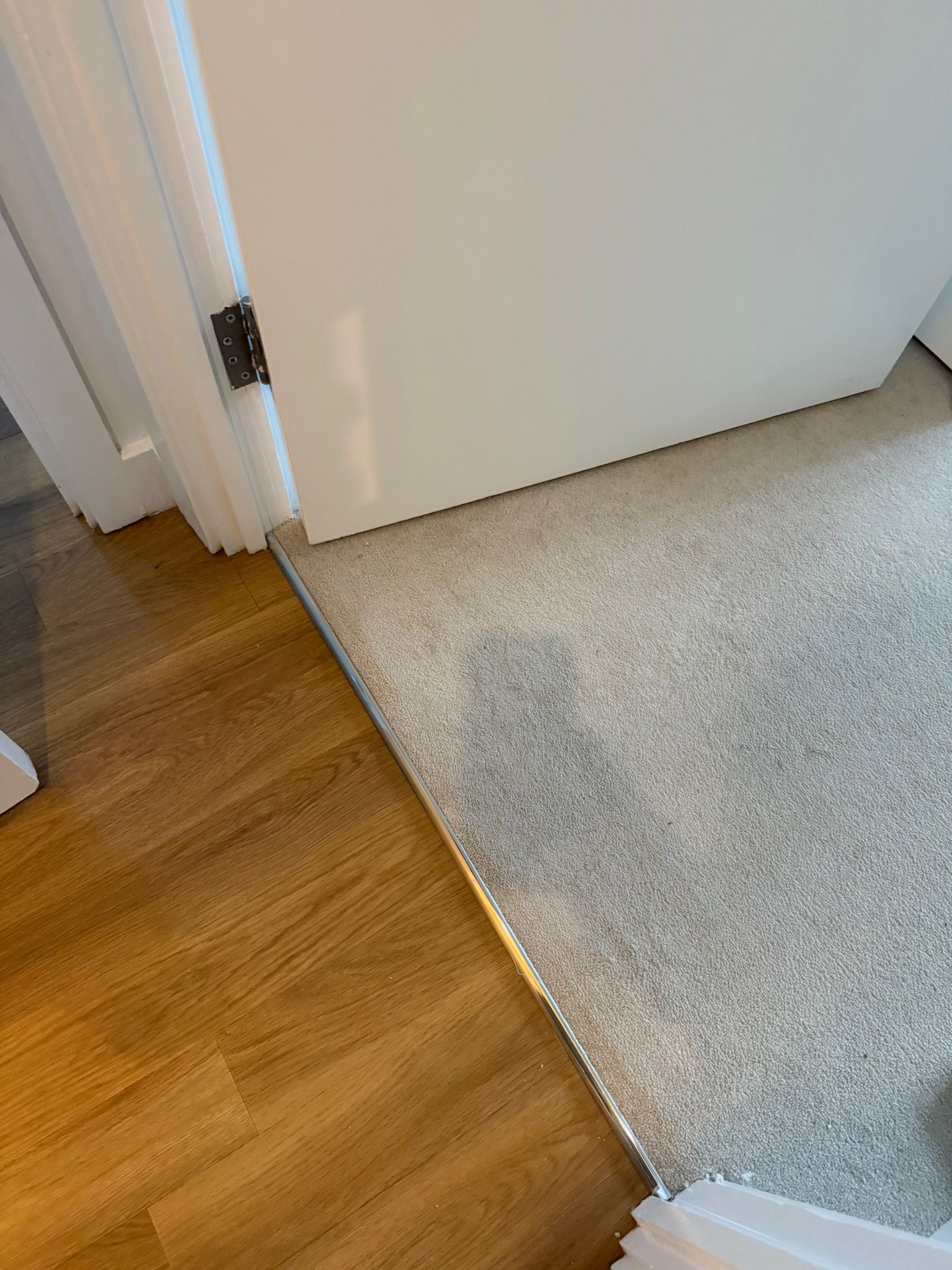 Amtico spacia honey oak installation in Bethnal Green