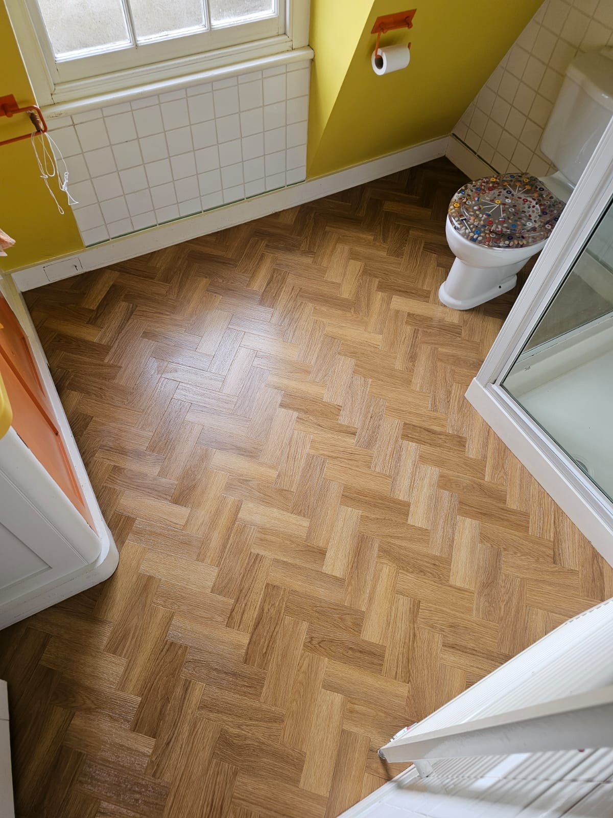 Amtico spacia honey oak installation graves in Hammersmith