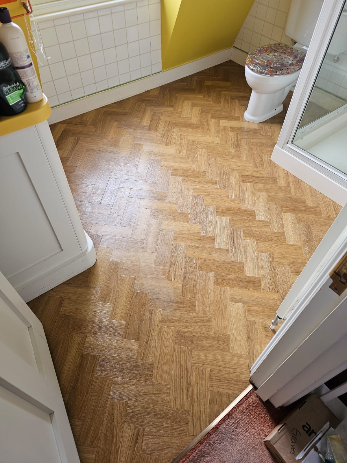 Amtico spacia honey oak installation graves in Hammersmith