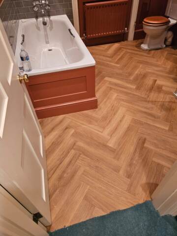 Amtico spacia honey oak installation graves in Hammersmith