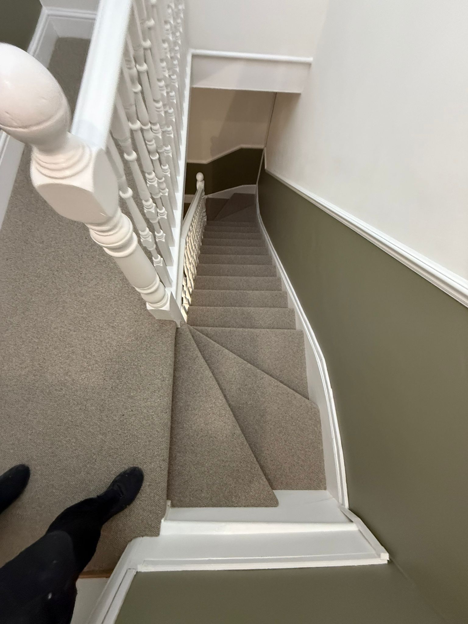 Cormar carpets fairisle kirkstone installation in Islington