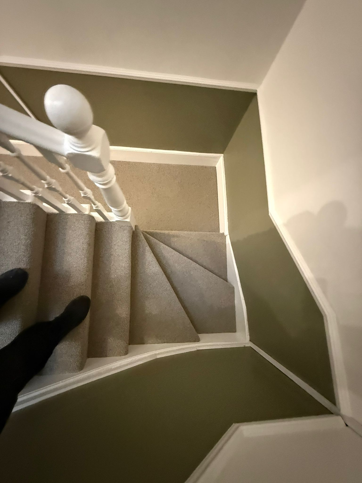 Cormar carpets fairisle kirkstone installation in Islington