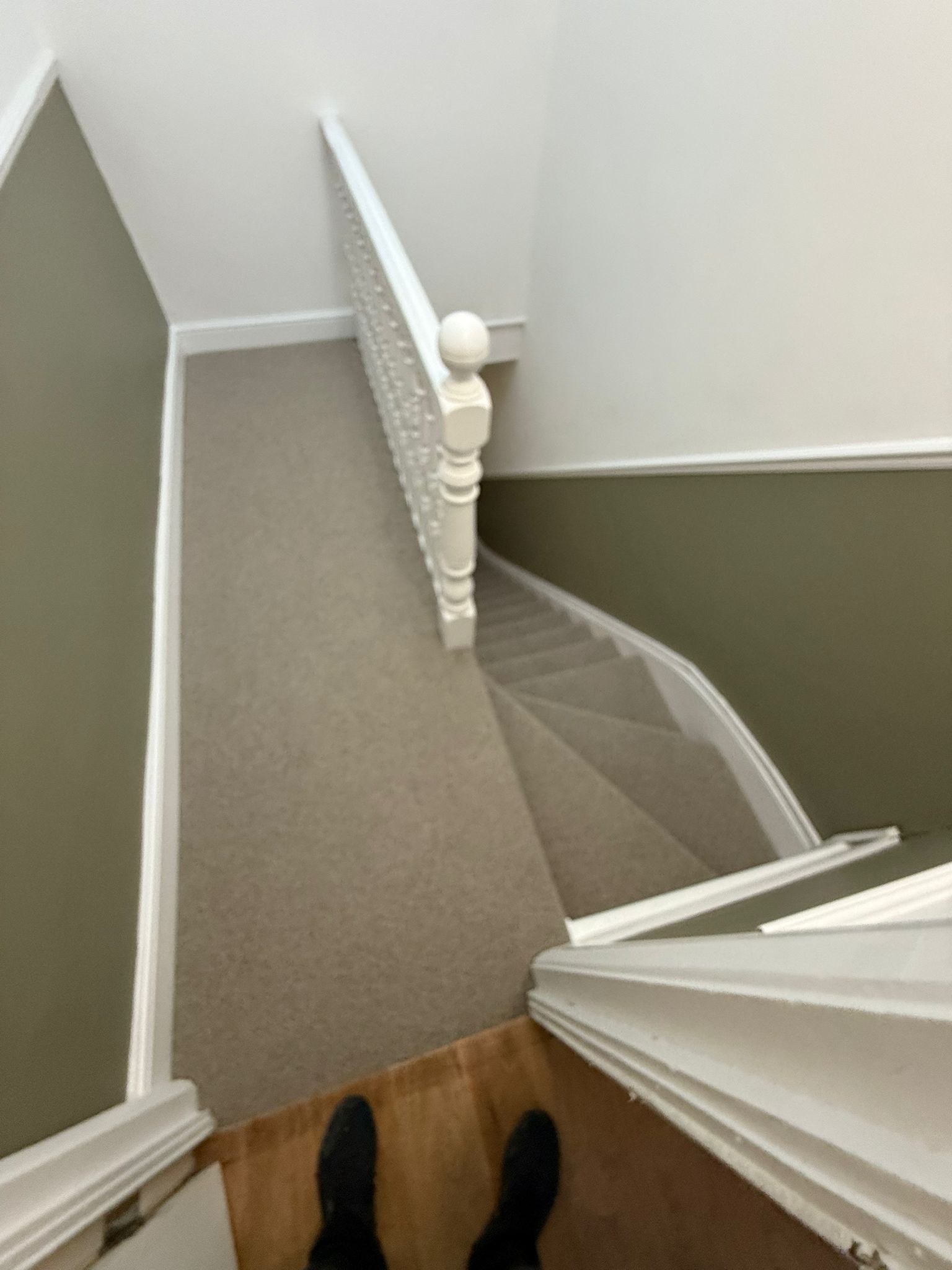 Cormar carpets fairisle kirkstone installation in Islington