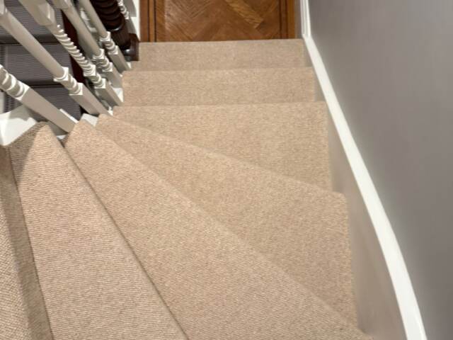 Cormar Carpets Fairisle Mace Installation Stairs In Kensington