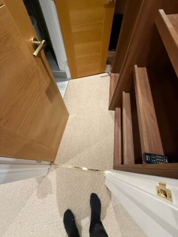 Cavalier carpets owlet screech installation in Kensington