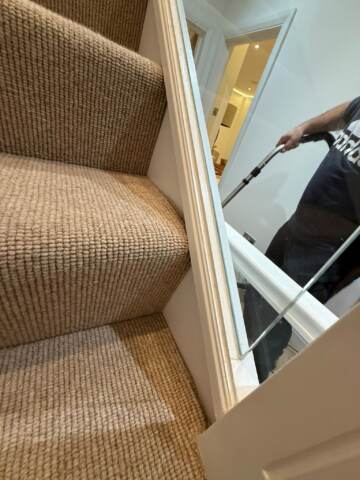 Cavalier carpets owlet screech installation fuchs stairs in Kensington