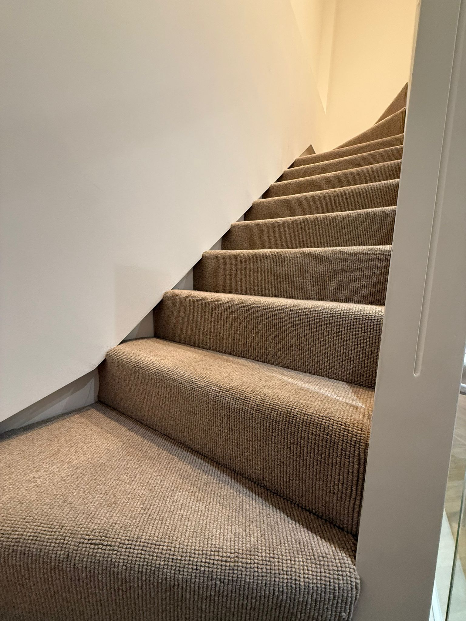Cavalier carpets owlet screech installation fuchs stairs in Kensington