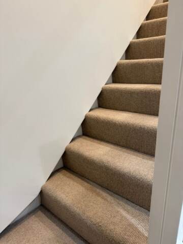Cavalier carpets owlet screech installation fuchs stairs in Kensington
