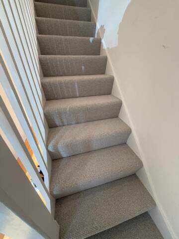 Brockway carpets salcombe at sea carpet installation in Islington
