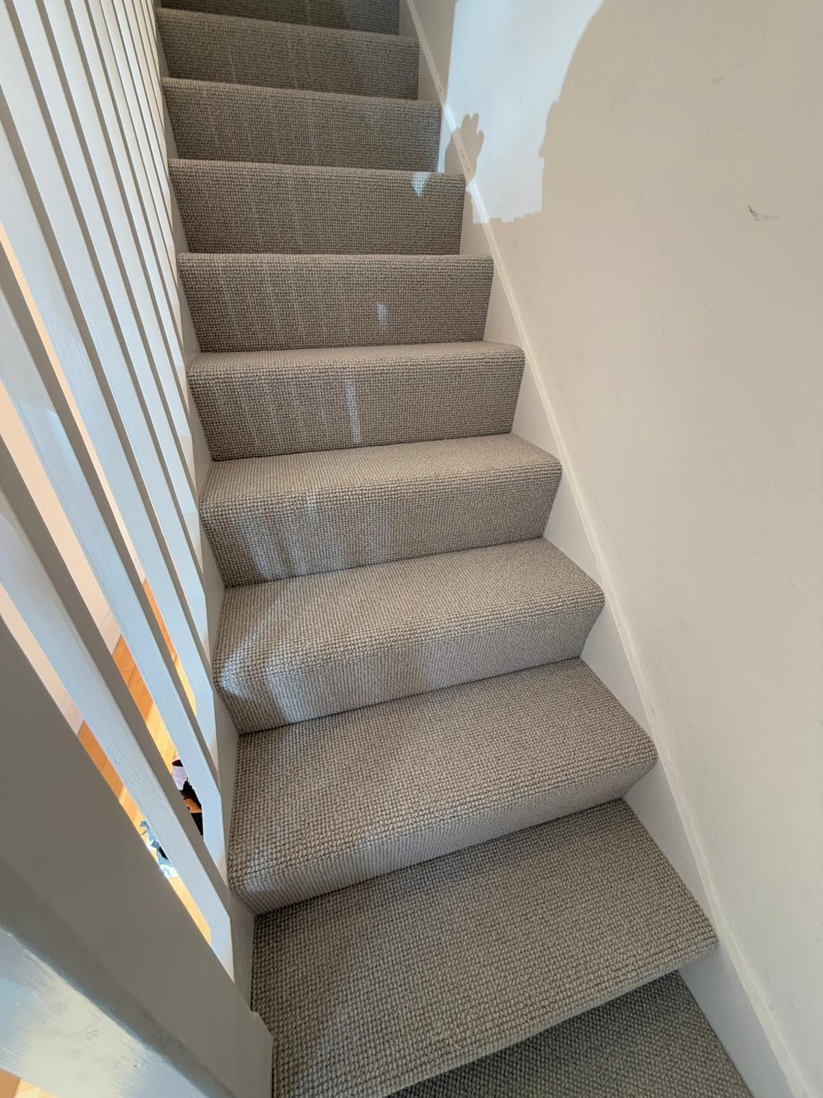 Brockway carpets salcombe at sea carpet installation in Islington