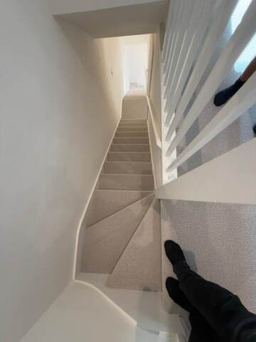 Brockway carpets salcombe at sea carpet installation in Islington