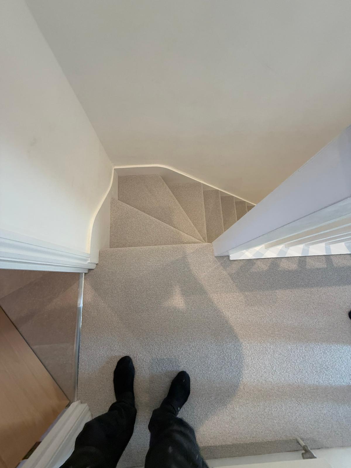 Brockway carpets salcombe at sea carpet installation in Islington