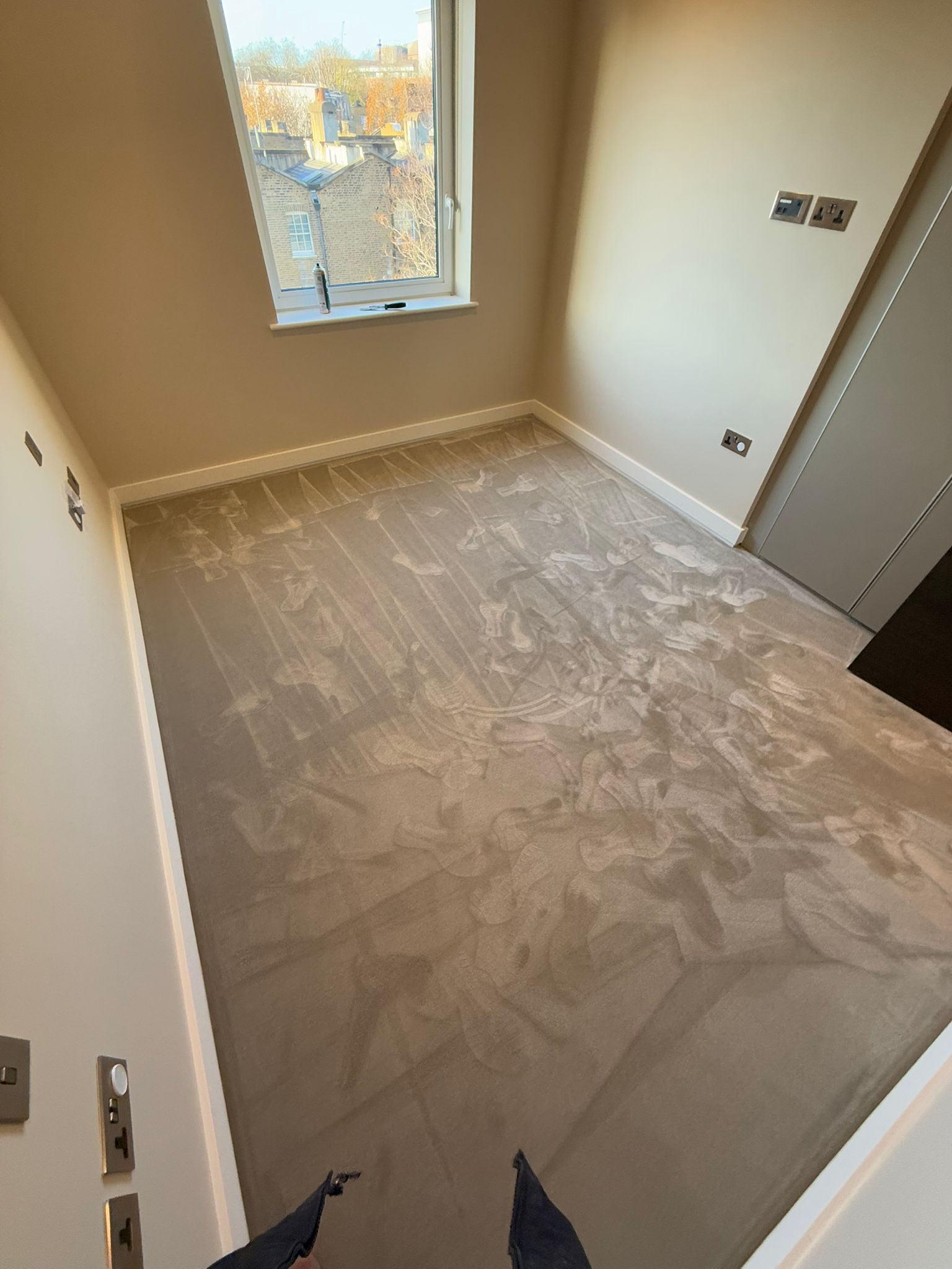 Elements london athena sonata carpet installation in Islington