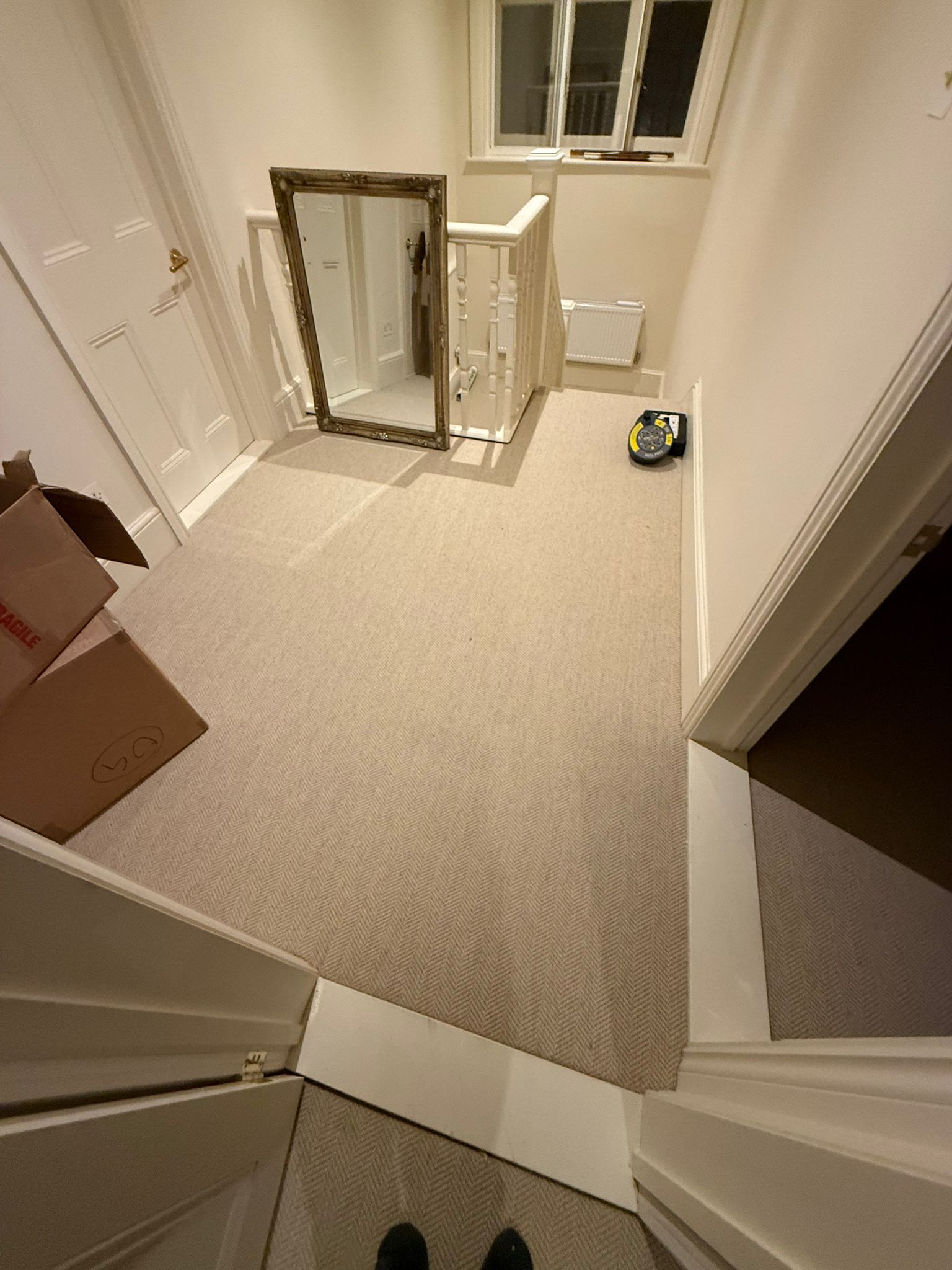 Brockway carpets lakeland herdwick buttermere installation in Camden