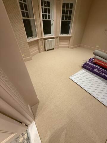 Brockway carpets lakeland herdwick buttermere installation in Camden
