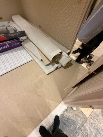 Brockway carpets lakeland herdwick buttermere installation in Camden