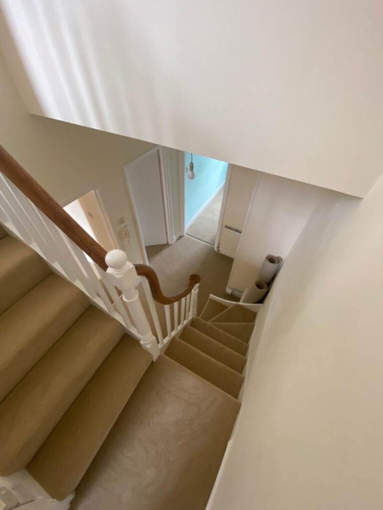 Hugh Mackay Carpets Velvet Supreme Pale Sepia Installation In Islington - Carpet - Balham - Islington - Residential