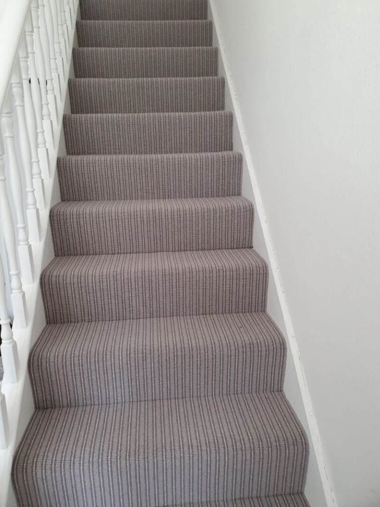 Cormar Carpets Avebury Stanton Stripe Installation In Kings Cross - Carpet - Residential