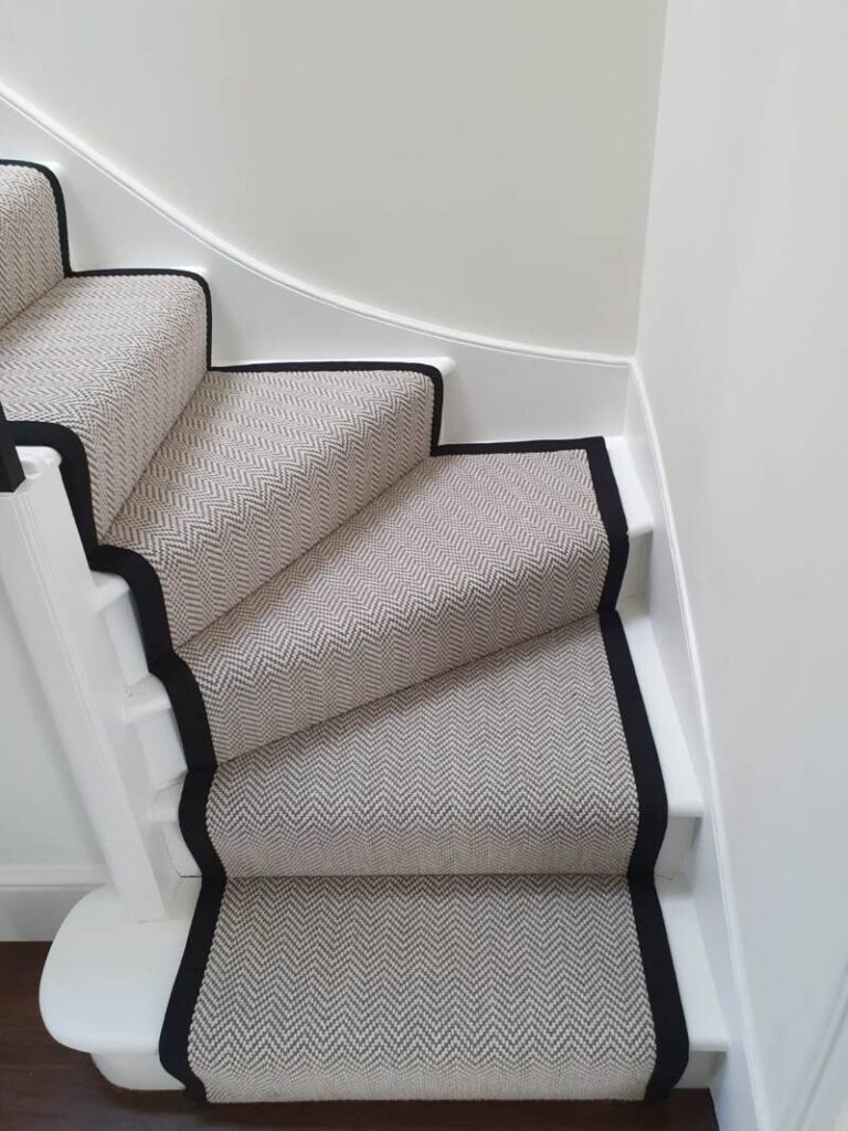Fibre Carpets Fleatweave Classics Herringbone Dapple Carpet Installation In Westminster - Carpet - Westminster - Residential