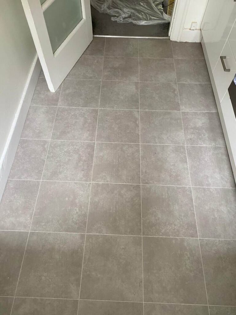 Amtico Spacia Plaza Concrete Installation In Hampstead - Luxury Vinyl Tile (LVT) Flooring - Hampstead - Residential